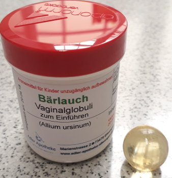 Bärlauch-Vaginalglobuli 12 Stück